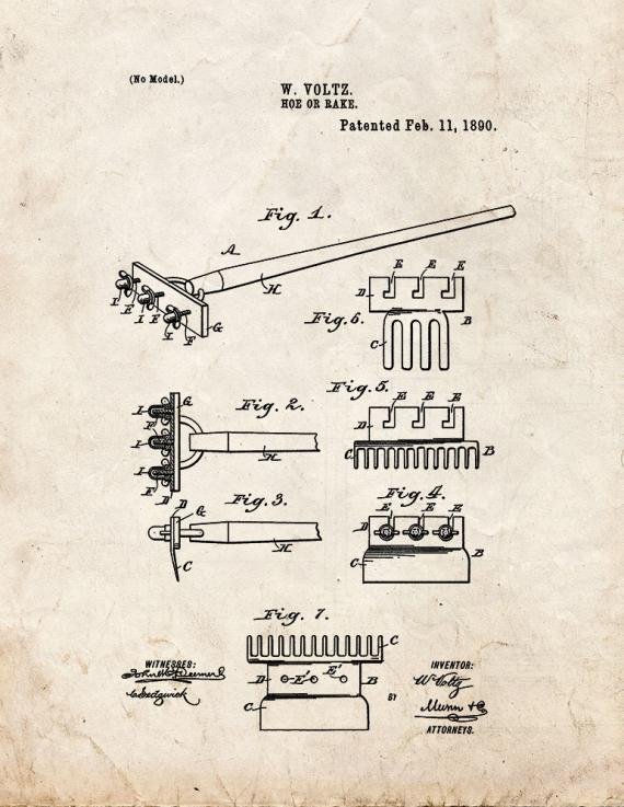 Patent Blueprint 4392 1 12 A4 Photo Print