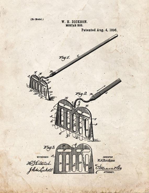 Patent Blueprint 4395 1 12 A4 Photo Print