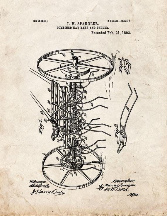 Patent Blueprint 4397 1 12 A4 Photo Print