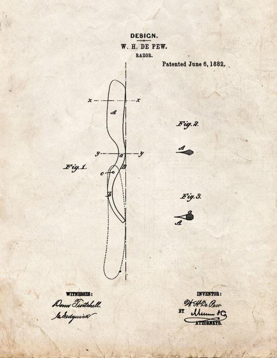 Patent Blueprint 4405 1 12 A4 Photo Print