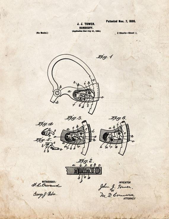 Patent Blueprint 4412 1 12 A4 Photo Print