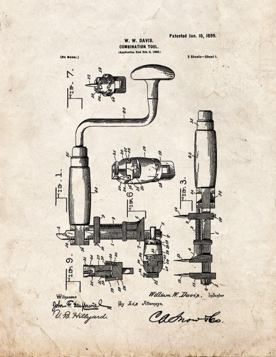 Patent Blueprint 4414 1 12 A4 Photo Print