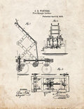 Patent Blueprint 4424 1 12 A4 Photo Print