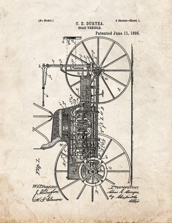 Patent Blueprint 4428 1 12 A4 Photo Print