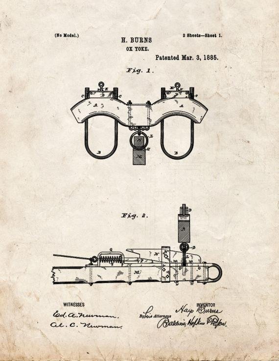 Patent Blueprint 4449 1 12 A4 Photo Print
