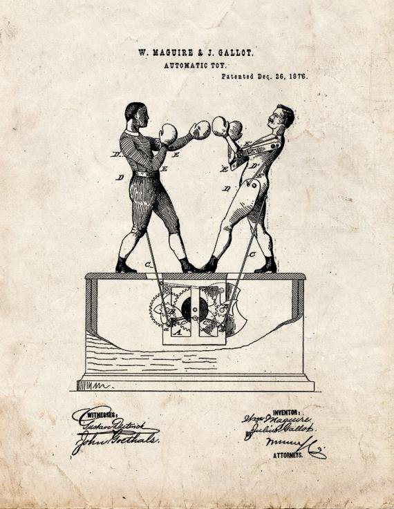 Patent Blueprint 4463 1 12 A4 Photo Print