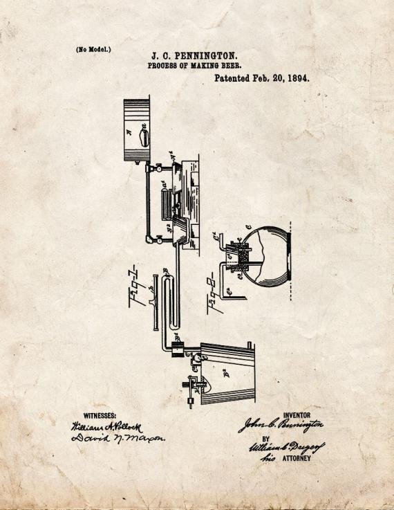 Patent Blueprint 4470 1 12 A4 Photo Print