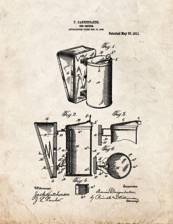 Patent Blueprint 4472 1 12 A4 Photo Print