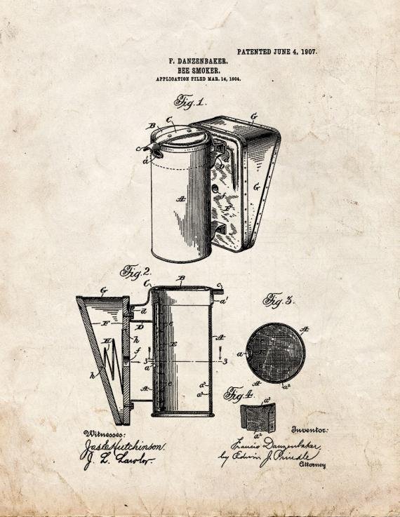 Patent Blueprint 4474 1 12 A4 Photo Print