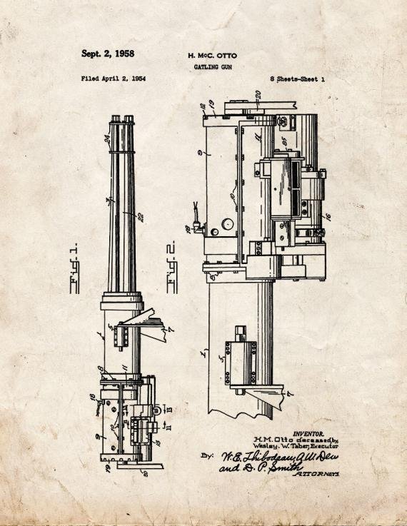 Patent Blueprint 4476 1 12 A4 Photo Print