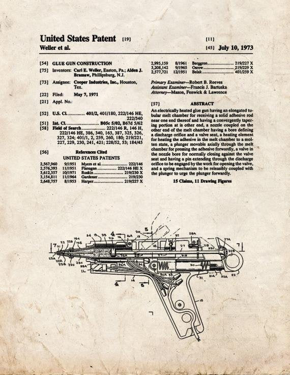 Patent Blueprint 4477 1 12 A4 Photo Print