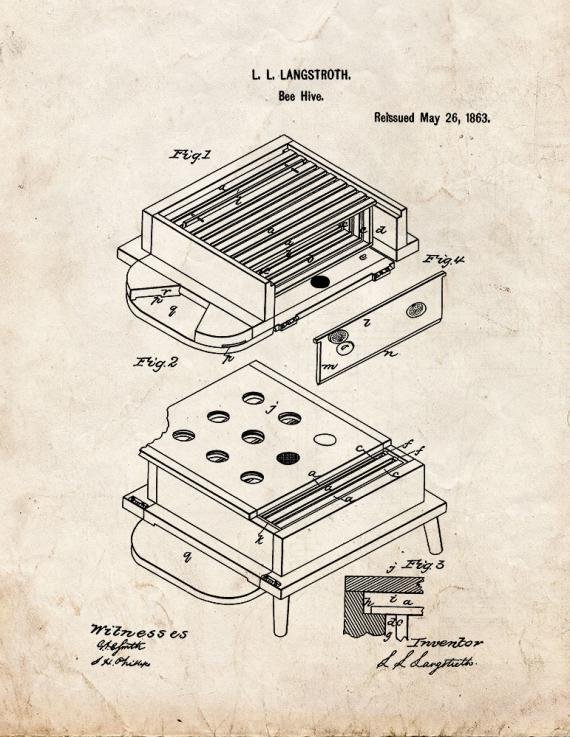 Patent Blueprint 4478 1 12 A4 Photo Print