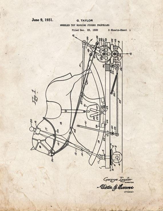 Patent Blueprint 4481 1 12 A4 Photo Print