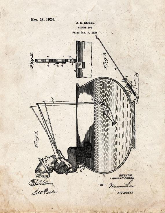 Patent Blueprint 4483 1 12 A4 Photo Print