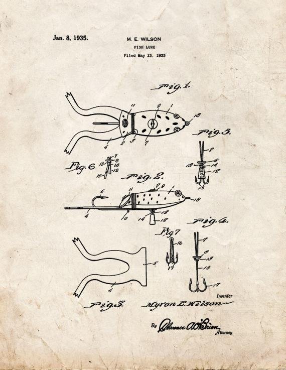 Patent Blueprint 4489 1 12 A4 Photo Print