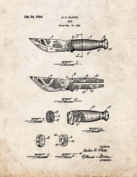 Patent Blueprint 4490 1 12 A4 Photo Print