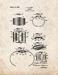 Patent Blueprint 4492 1 12 A4 Photo Print