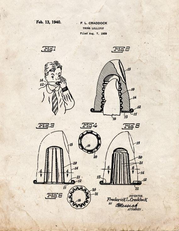 Patent Blueprint 4493 1 12 A4 Photo Print