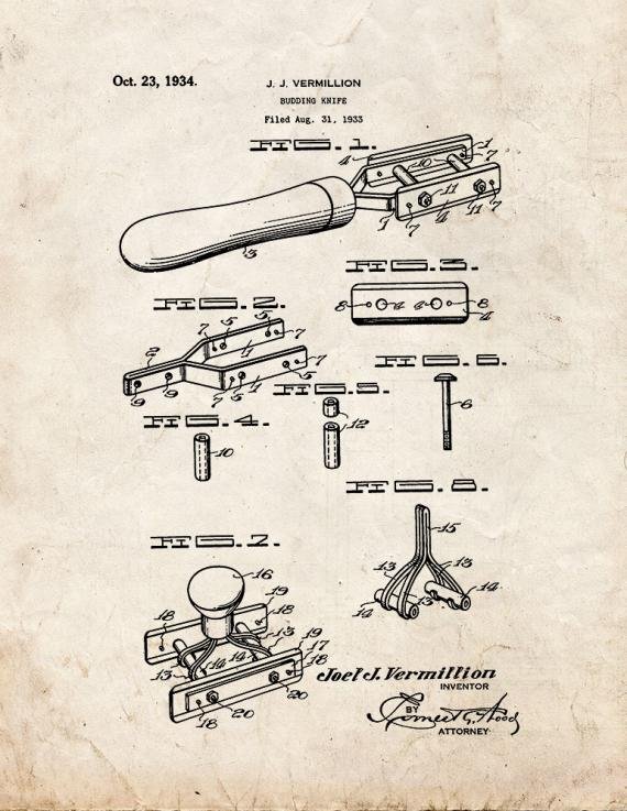 Patent Blueprint 4494 1 12 A4 Photo Print