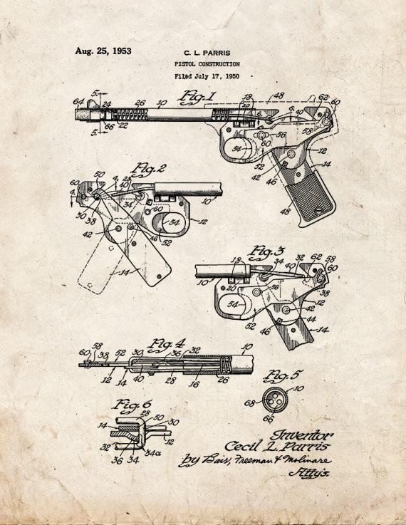 Patent Blueprint 4496 1 12 A4 Photo Print