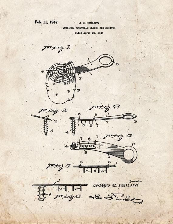 Patent Blueprint 4497 1 12 A4 Photo Print