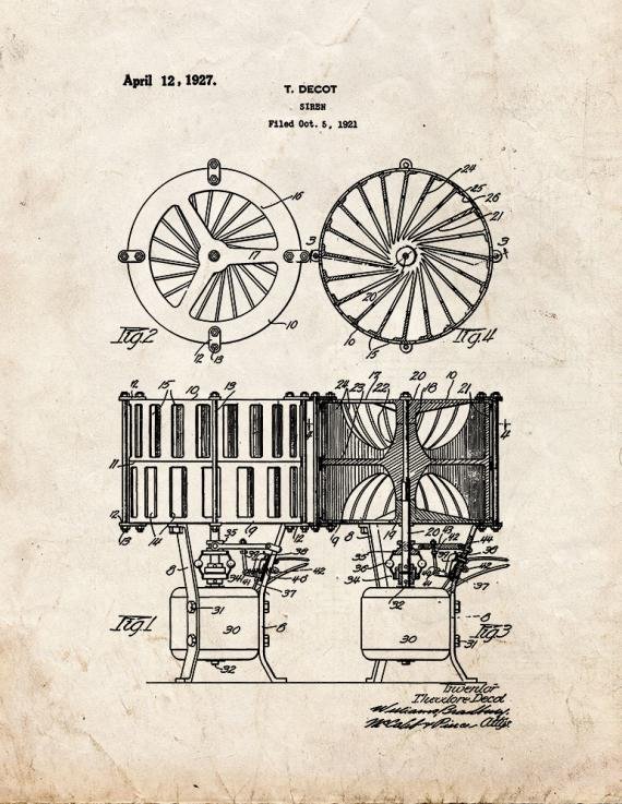 Patent Blueprint 4499 1 12 A4 Photo Print