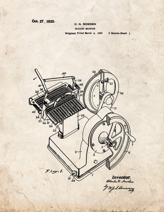Patent Blueprint 4504 1 12 A4 Photo Print