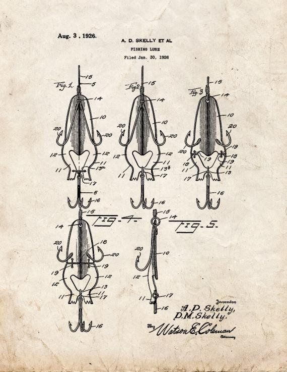 Patent Blueprint 4505 1 12 A4 Photo Print