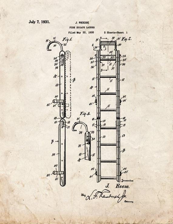 Patent Blueprint 4514 1 12 A4 Photo Print