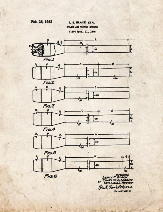 Patent Blueprint 4516 1 12 A4 Photo Print