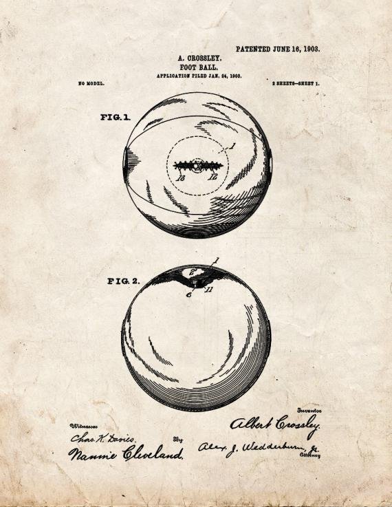 Patent Blueprint 452 1 12 A4 Photo Print
