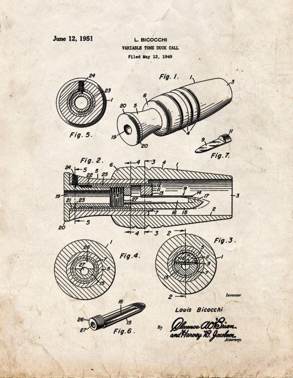 Patent Blueprint 4523 1 12 A4 Photo Print