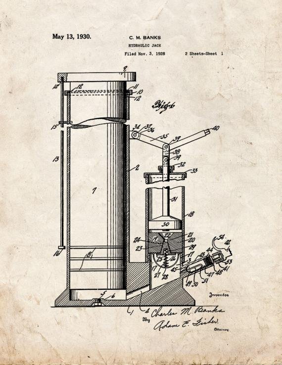 Patent Blueprint 4525 1 12 A4 Photo Print