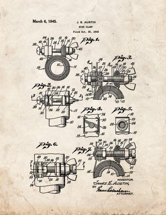 Patent Blueprint 4529 1 12 A4 Photo Print
