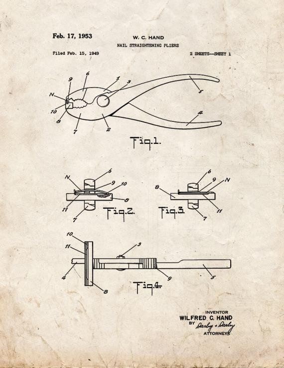 Patent Blueprint 4530 1 12 A4 Photo Print