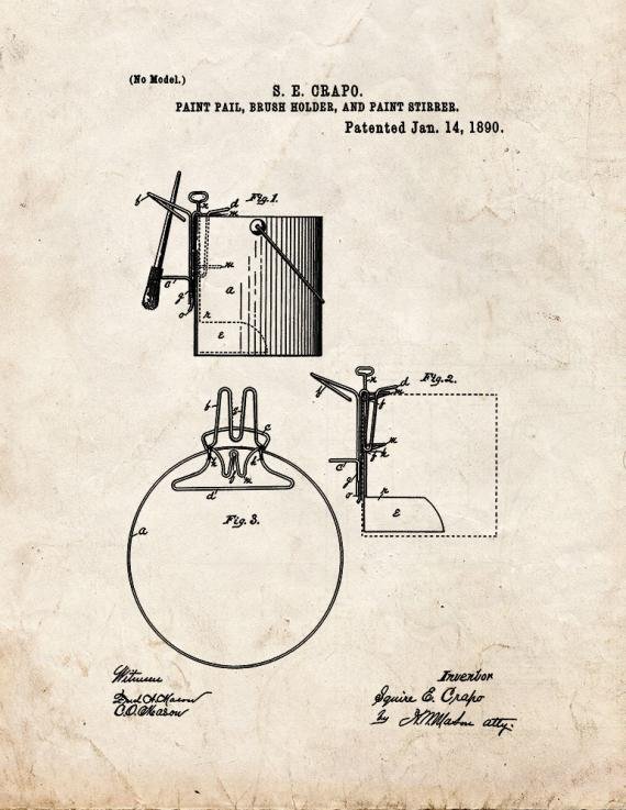 Patent Blueprint 4534 1 12 A4 Photo Print