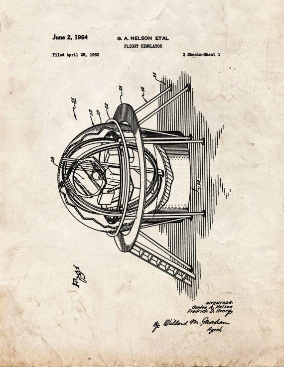 Patent Blueprint 4548 1 12 A4 Photo Print