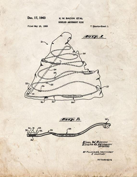 Patent Blueprint 4549 1 12 A4 Photo Print