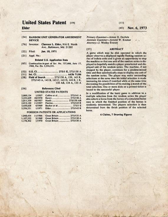 Patent Blueprint 4551 1 12 A4 Photo Print