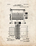 Patent Blueprint 4561 1 12 A4 Photo Print
