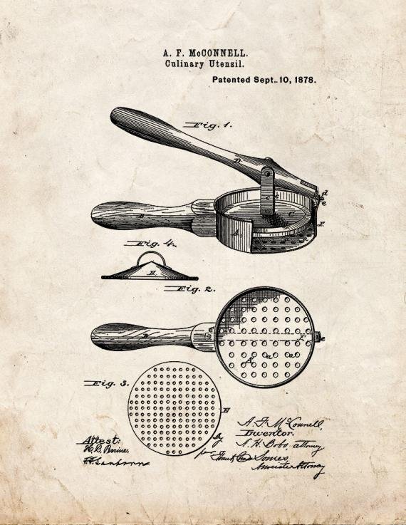 Patent Blueprint 4569 1 12 A4 Photo Print