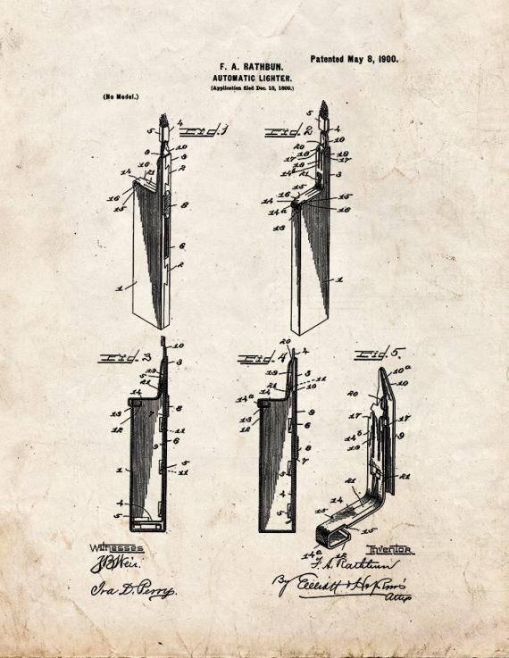 Patent Blueprint 4577 1 12 A4 Photo Print