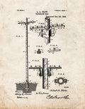 Patent Blueprint 4578 1 12 A4 Photo Print