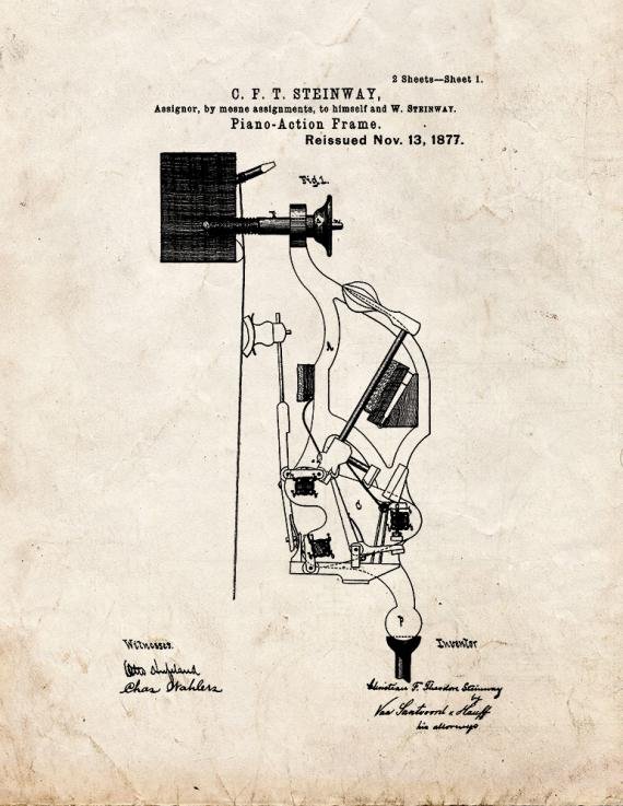 Patent Blueprint 4581 1 12 A4 Photo Print