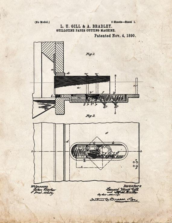 Patent Blueprint 4583 1 12 A4 Photo Print