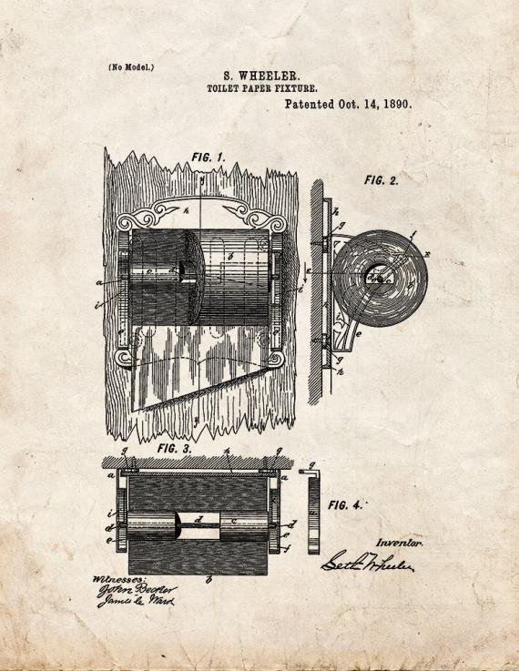 Patent Blueprint 4586 1 12 A4 Photo Print