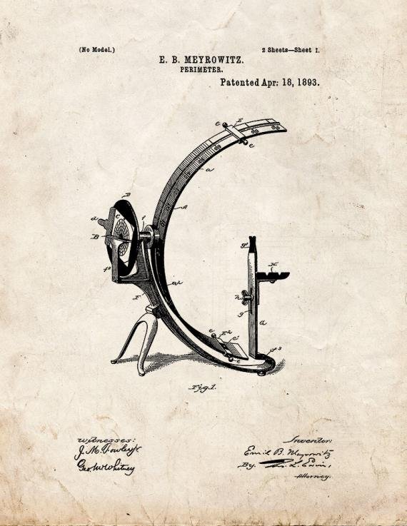Patent Blueprint 4589 1 12 A4 Photo Print