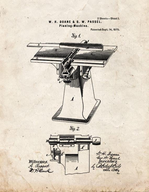 Patent Blueprint 4590 1 12 A4 Photo Print