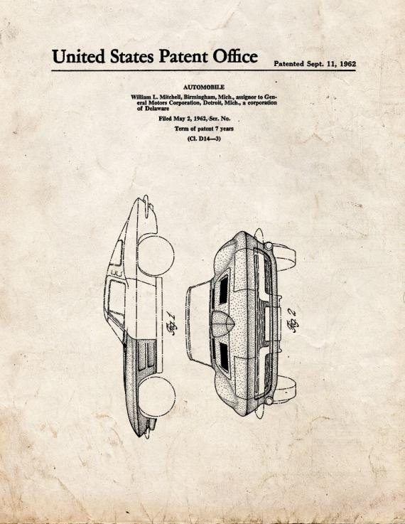 Patent Blueprint 4591 1 12 A4 Photo Print