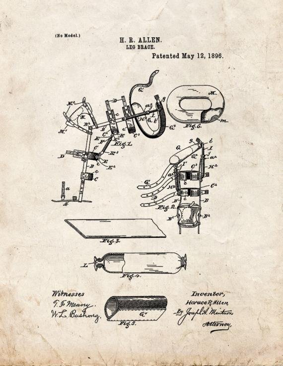 Patent Blueprint 4592 1 12 A4 Photo Print